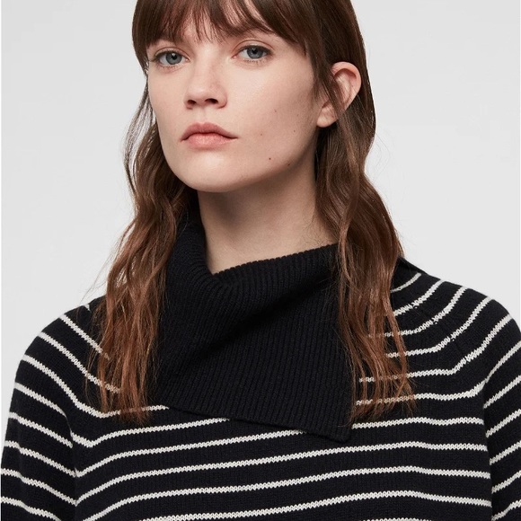 All Saints Maddie Cropped Roll Neck Sweater - Picture 2 of 5